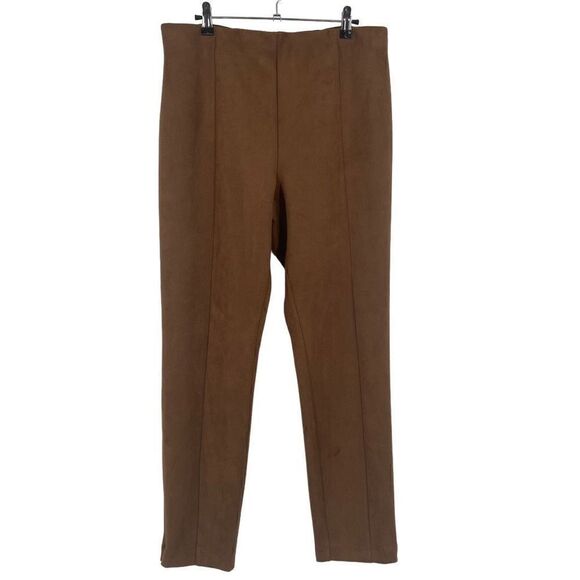 LOFT Pants - Loft Velvet Pull-on Cropped Pants Brown Large